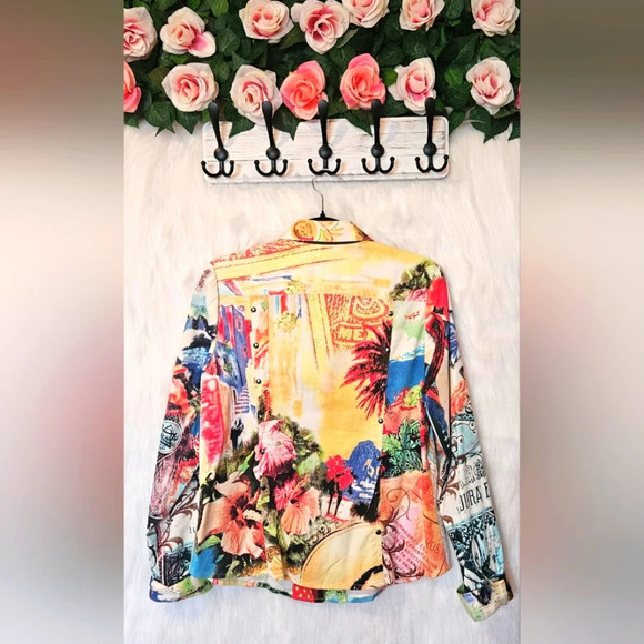 Simon Chang Latin Celebration Button Up Shirt - Picture 3 of 6